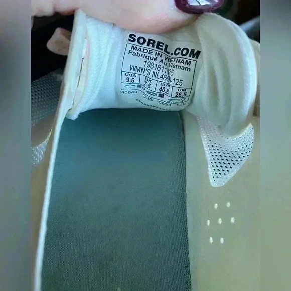 Sorel KINETIC RNEGD FLOAT Sneakers Women's Shoes Size 9.5 CHALK / ERASER PINK - Picture 10 of 10